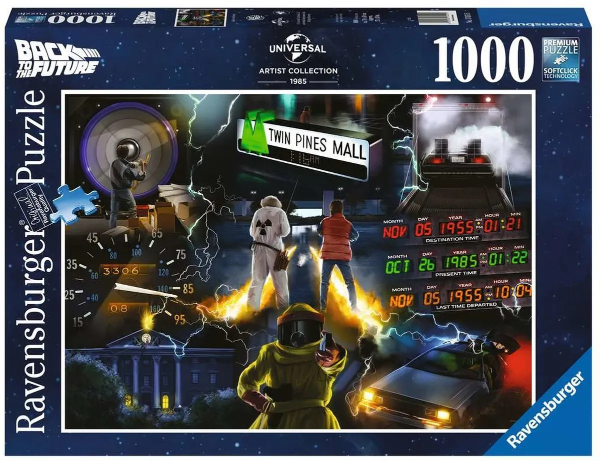 Ravensburger Back to the Future Puzzel 1000 Stuks - Multicolor