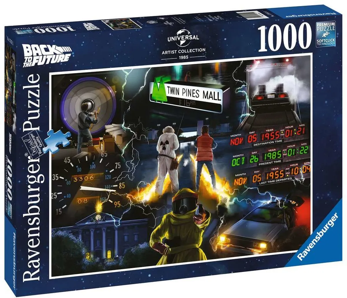Ravensburger Back to the Future Puzzel 1000 Stuks - Multicolor