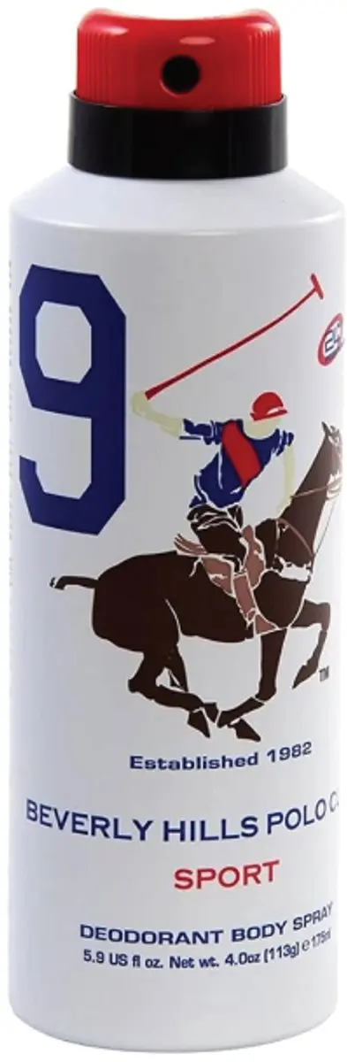 GIORGIO BEVERLY HILLS POLO CLUB SPORT FOR MEN 9 DEODORANT SPRAY 175 ML