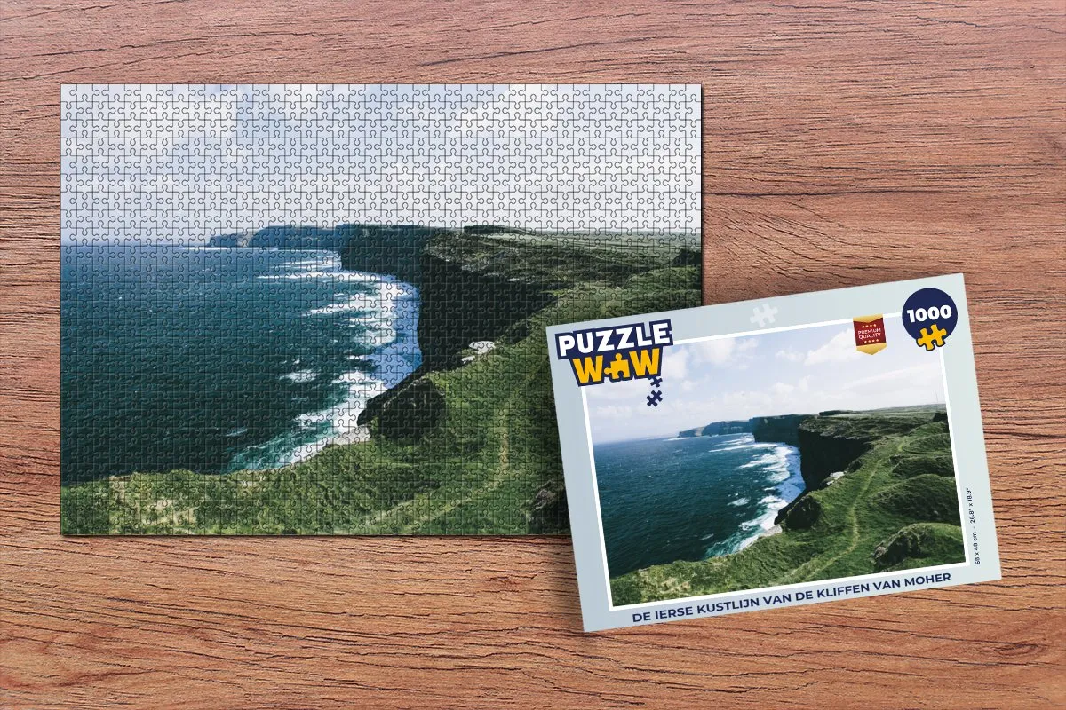 PuzzleWow Legpuzzel Kliffen van Moher 1000 Stuks