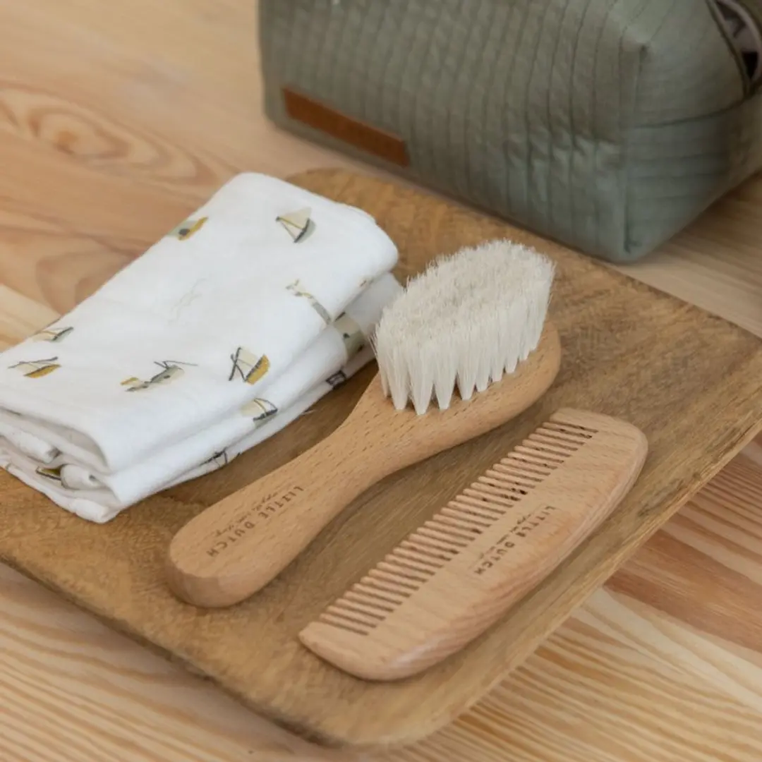 Little Dutch Kam En Borstel Set Hout - 2 Stuks