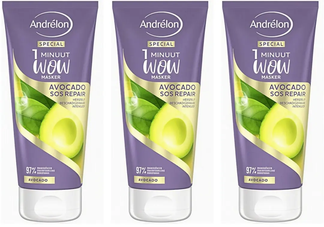 Andrélon 1 Minuut Wow Masker Avocado SOS Repair