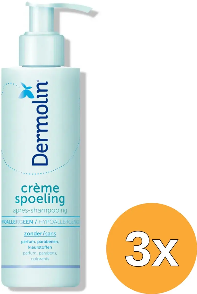 3x Dermolin Cremespoeling (200 ml)