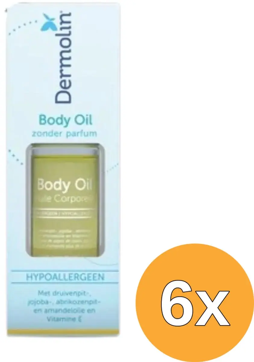 6x Dermolin Body Oil (75 ml)