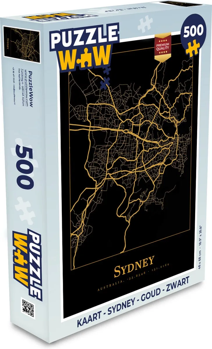 PuzzleWow Sydney Legpuzzel 500 Stuks