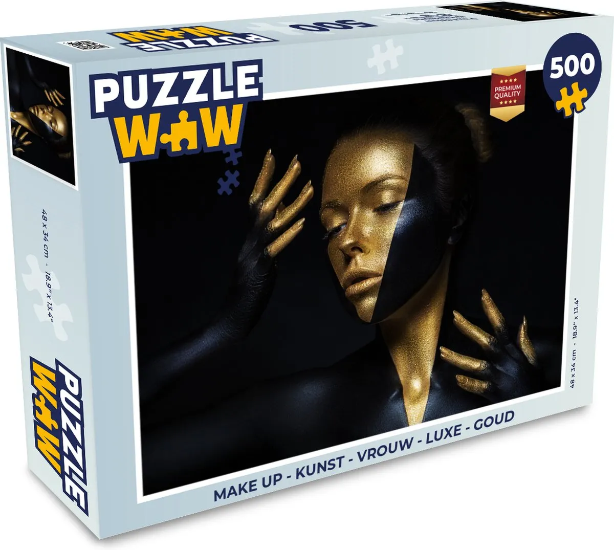 PuzzleWow Make Up Luxe Legpuzzel 500 Stuks
