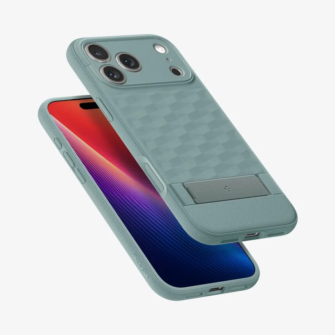 Spigen Parallax MagFit Hoesje iPhone 17 Pro Max - Groen