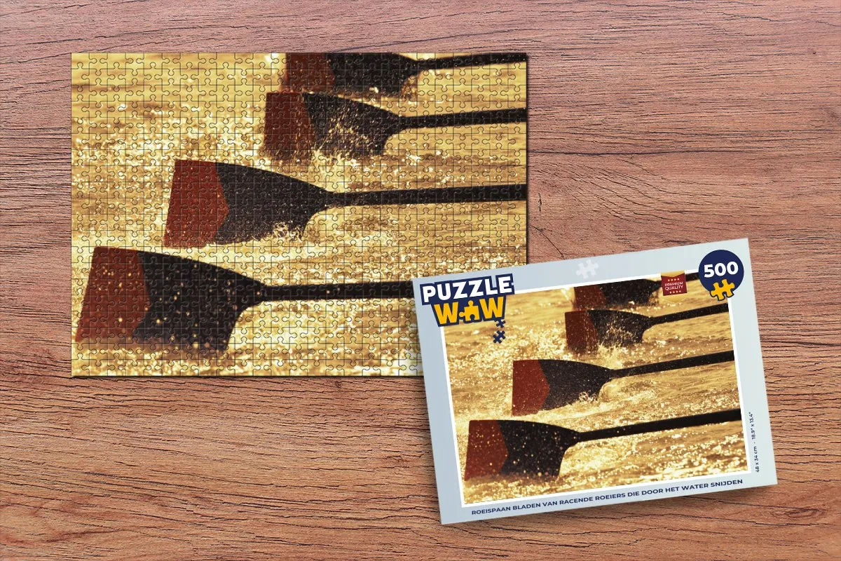 PuzzleWow Roeiers Racen Puzzel 500 Stuks