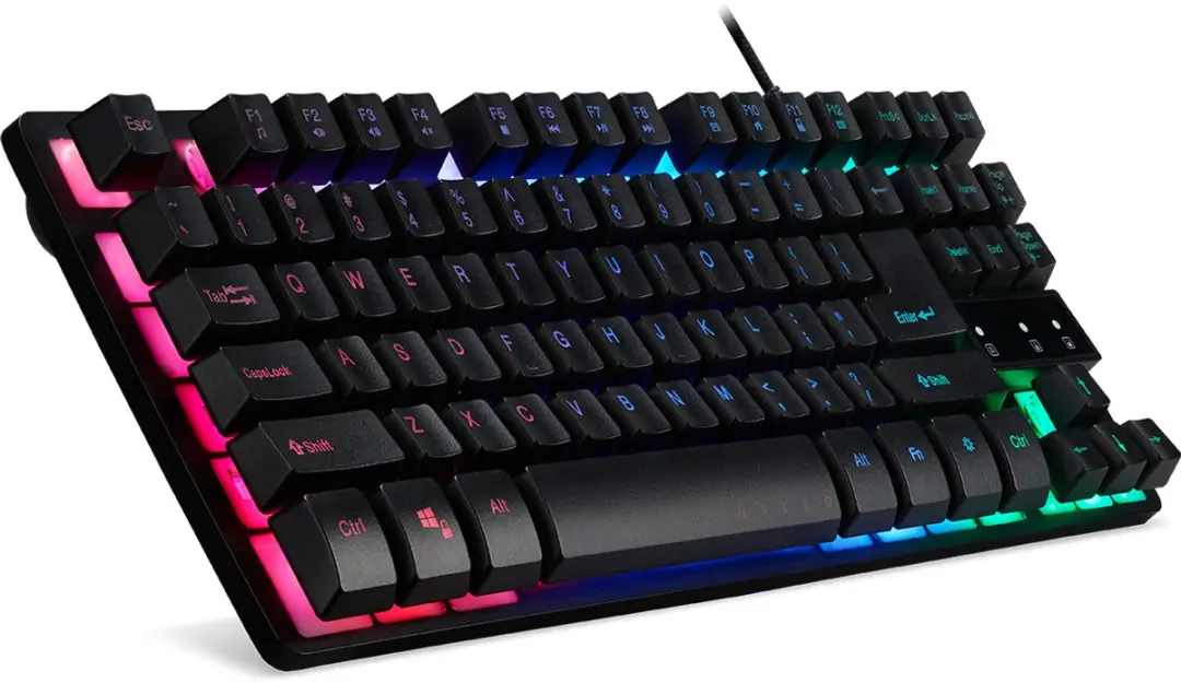 Acer Nitro NKW120 Gaming Toetsenbord - Membraan - RGB - US QWERTY - Zwart