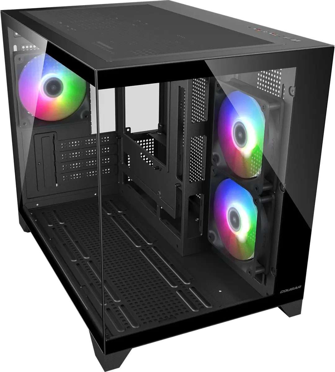 Cougar CGR-2QA6B-RGB Mini Tower - Zwart