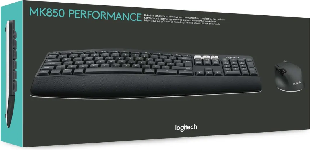 Logitech MK850 Performance Toetsenbord & Muis Set - Zwart