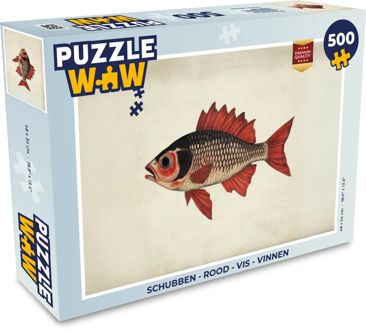 PuzzleWow Puzzel Schubben Vis