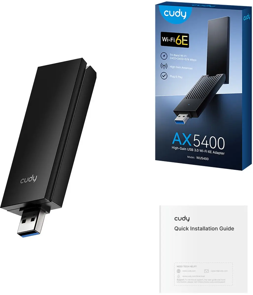 Cudy AX5400 Wi-Fi 6E Adapter