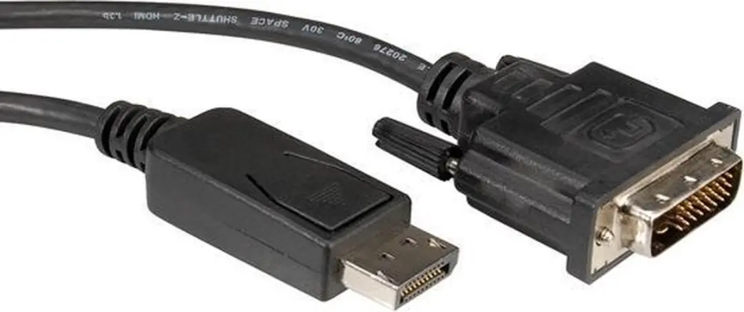 Roline DisplayPort naar DVI Kabel 24+1 - 3m - Zwart