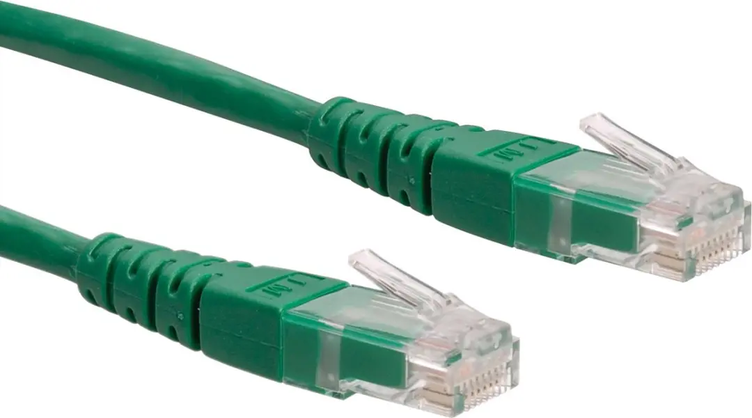 Roline Patchkabel Cat.6 UTP ROLINE - 0,5m - Groen - afbeelding 2 van 6