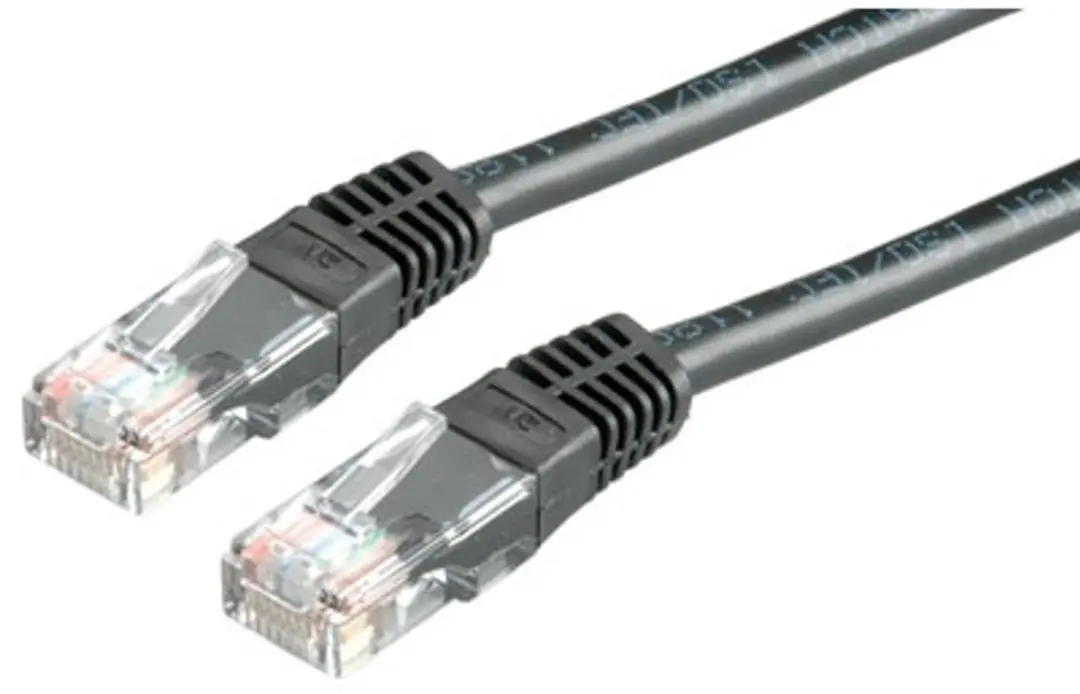 Roline Patchkabel Cat.6 UTP 0,5m - Zwart - afbeelding 5 van 6