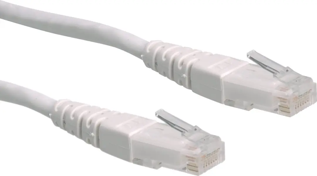 Roline Patchkabel Cat.6 UTP 0,5m - Wit