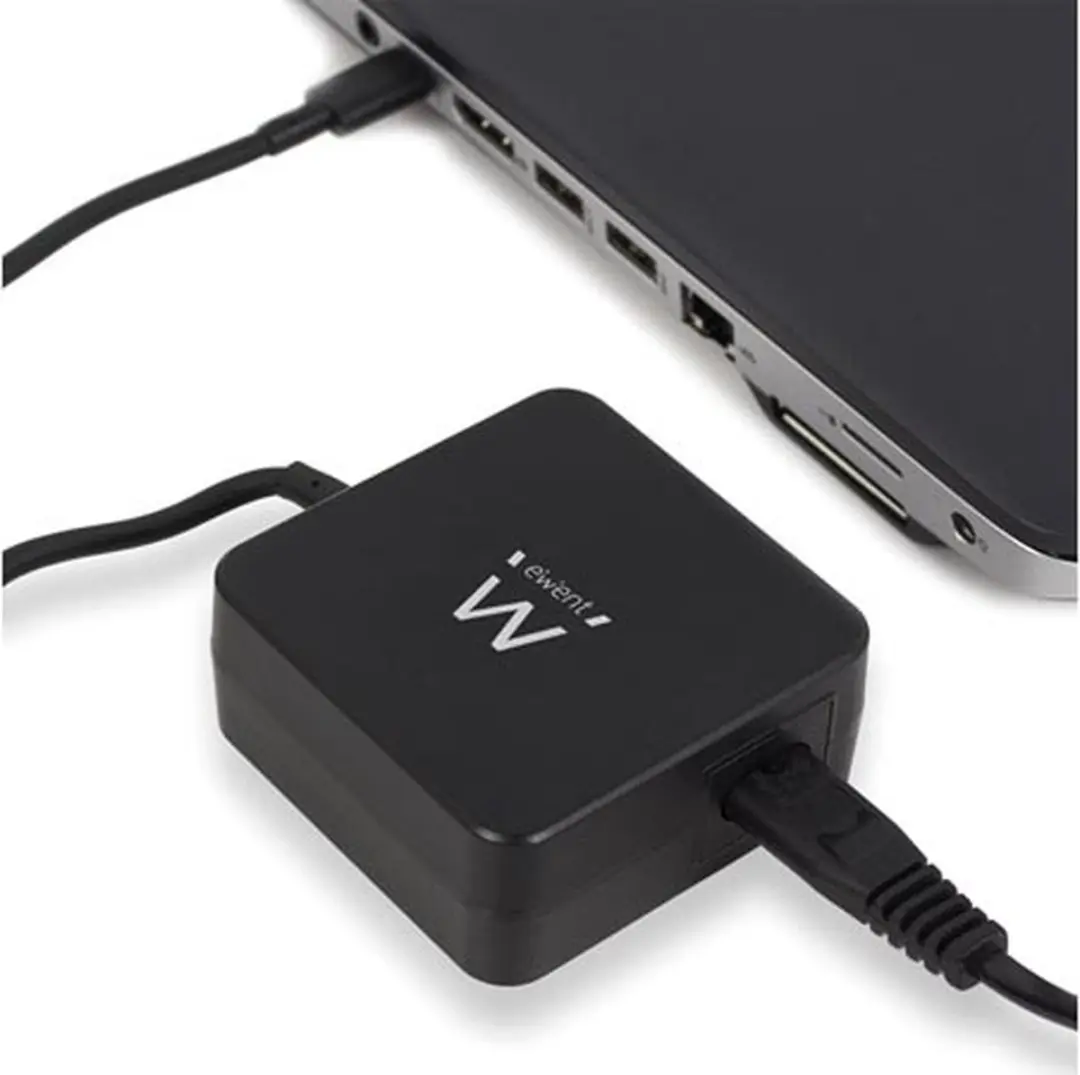 Ewent EW3980 USB-C Oplader 65W - Zwart