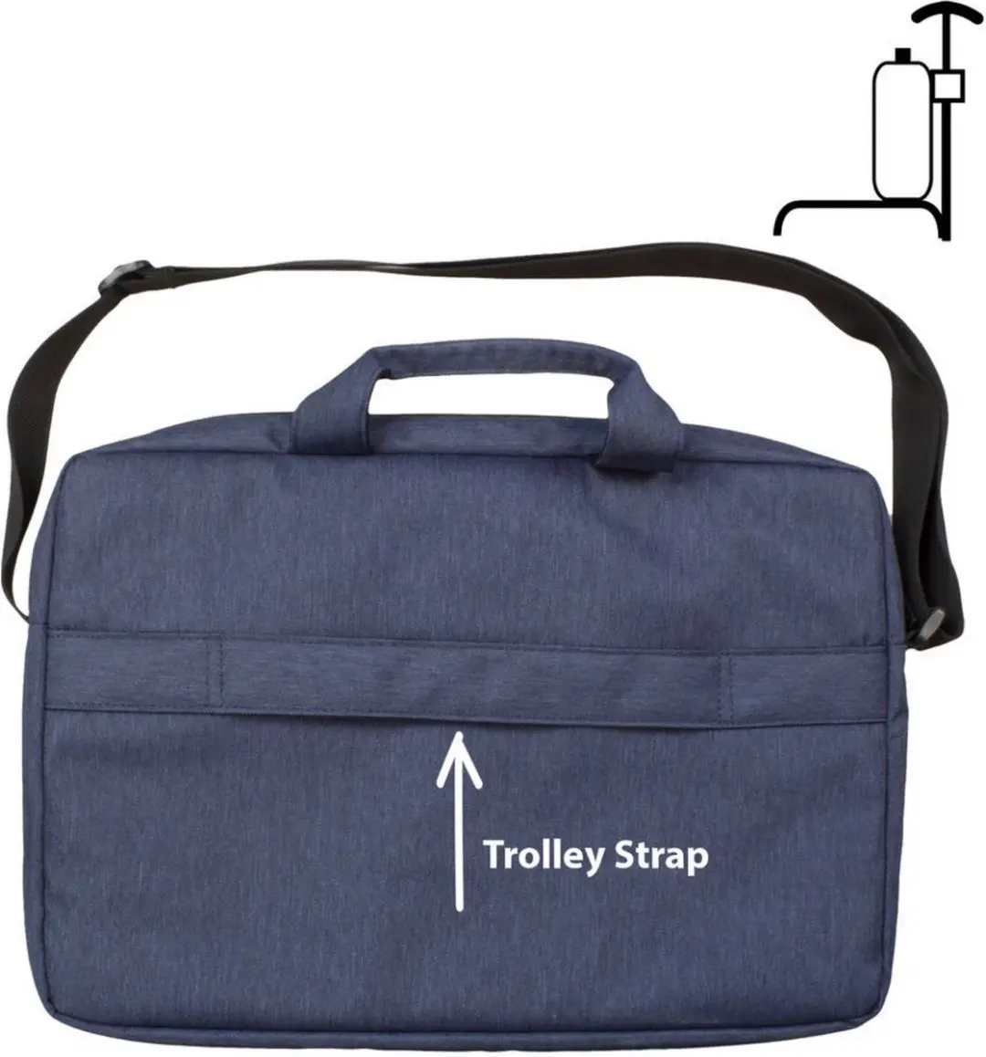 ACT Metro Bailhandle Laptoptas 15,6 inch AC8555 - 10L - Blauw