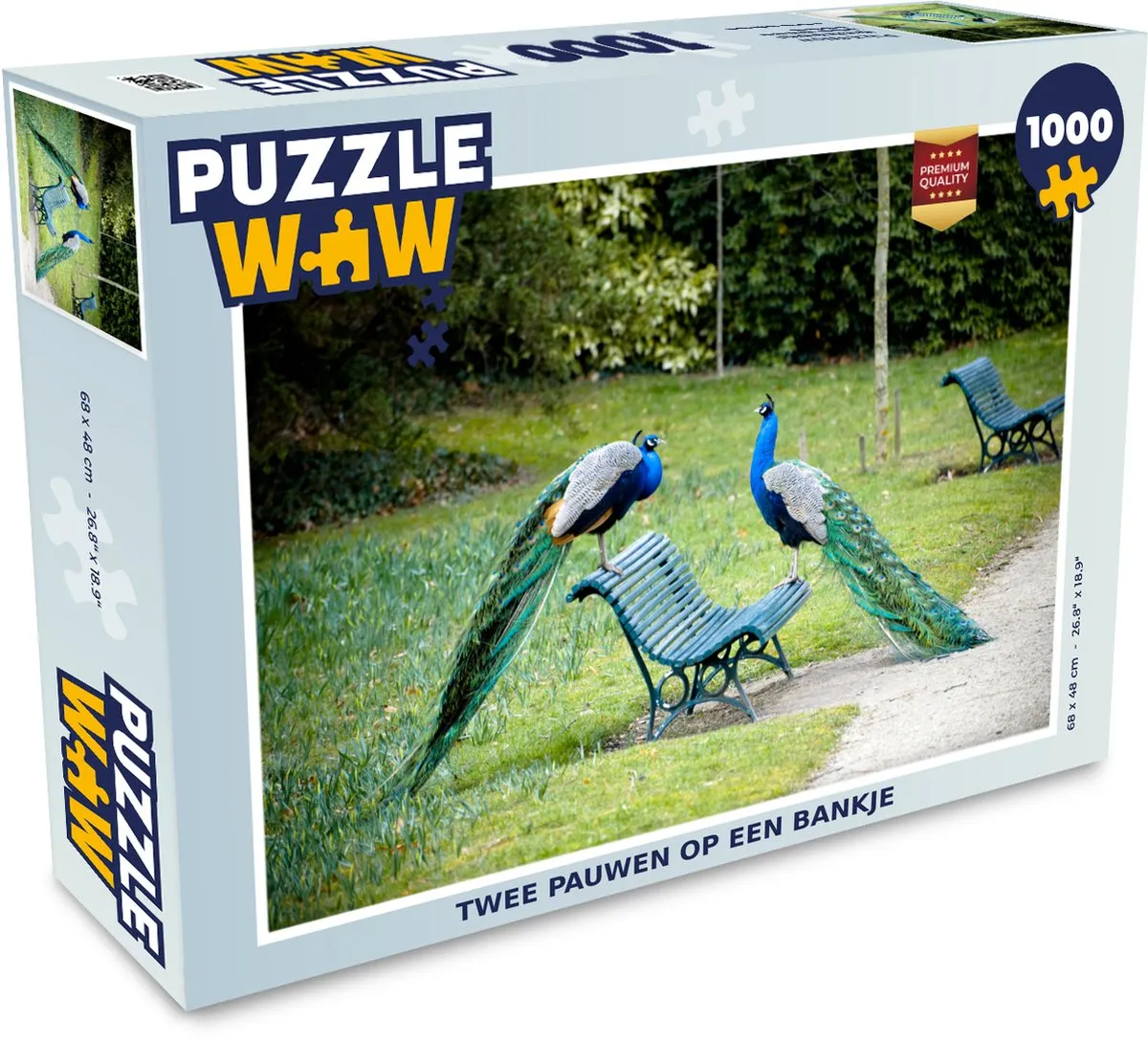 PuzzleWow Park Bank Legpuzzel 1000 Stuks