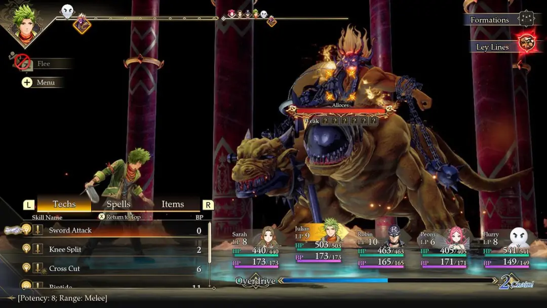 Square Enix Romancing Saga 3: Destinies United Nintendo Switch - Offline 1 Speler