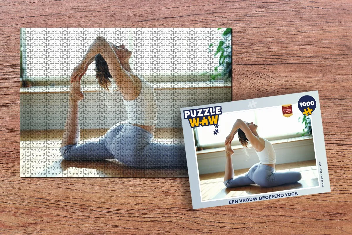 PuzzleWow Yoga Legpuzzel 1000 Stuks - Multicolor