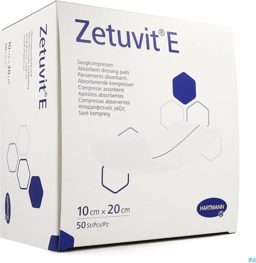 Hartmann Zetuvit E Absorberend Verband 10x20cm - 50 Stuks