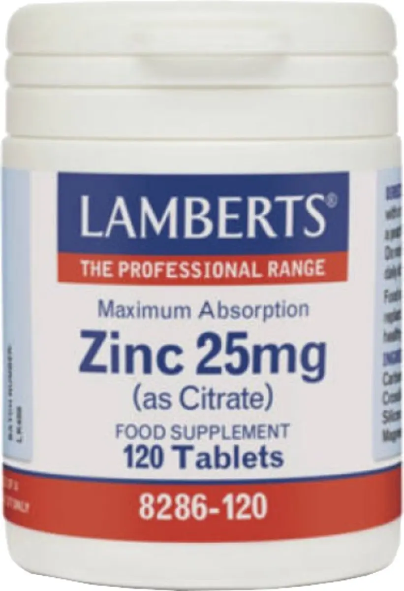 Lamberts Zink citraat 25mg (120tb)