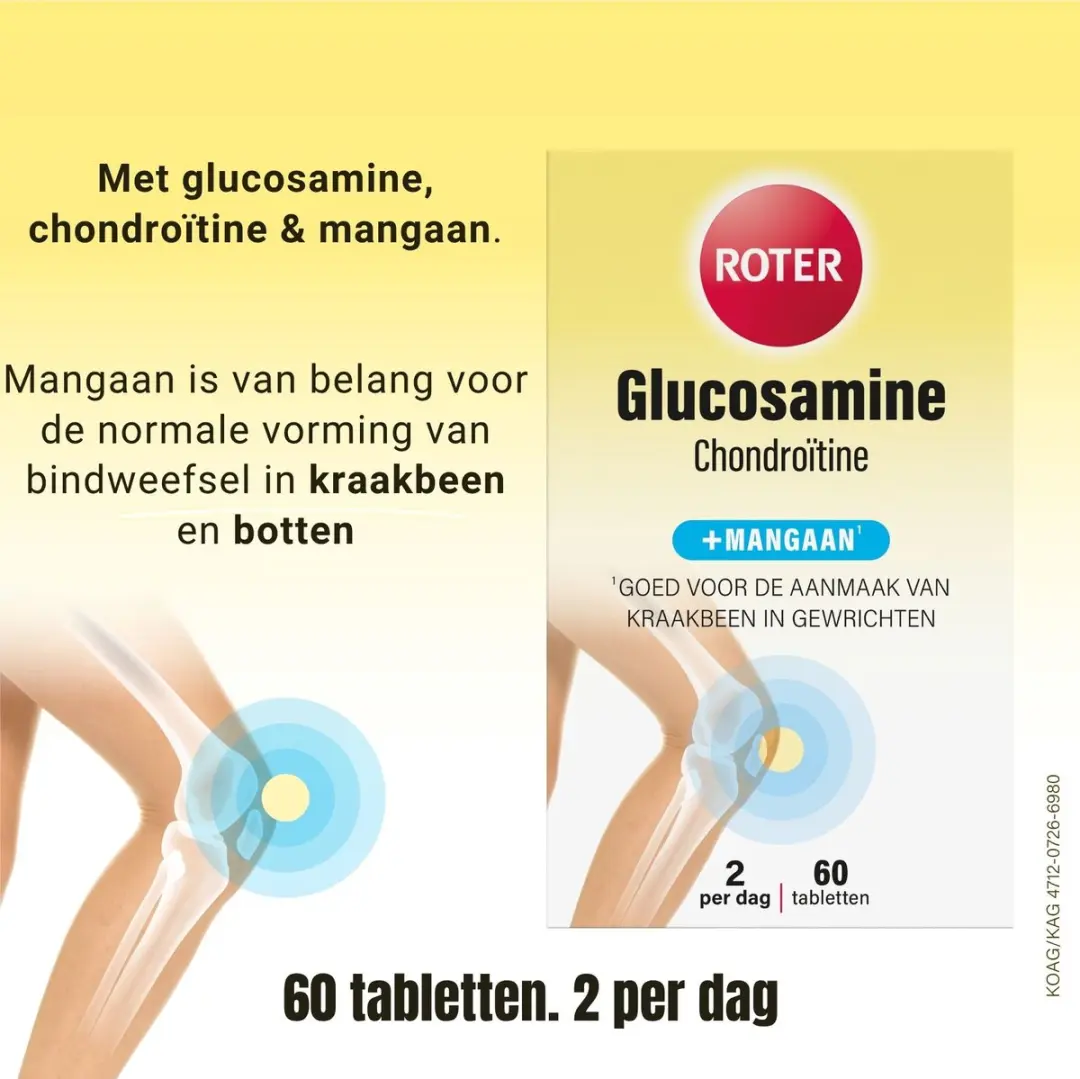 Roter Glucosamine + Mangaan 60 Tabletten