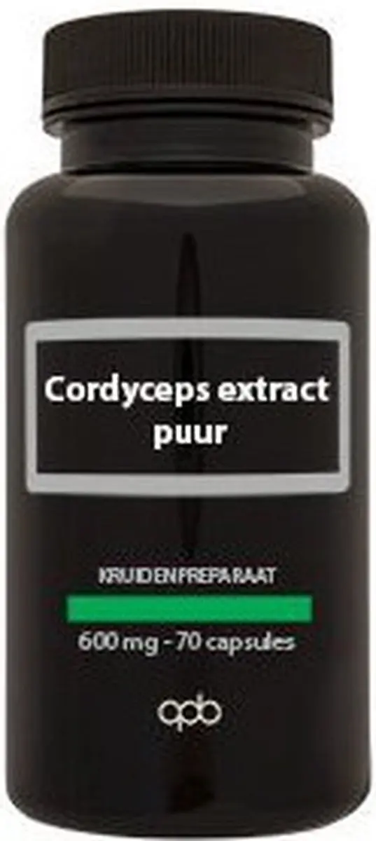 APB Holland Cordyceps extract puur forte 600mg 70 Capsules