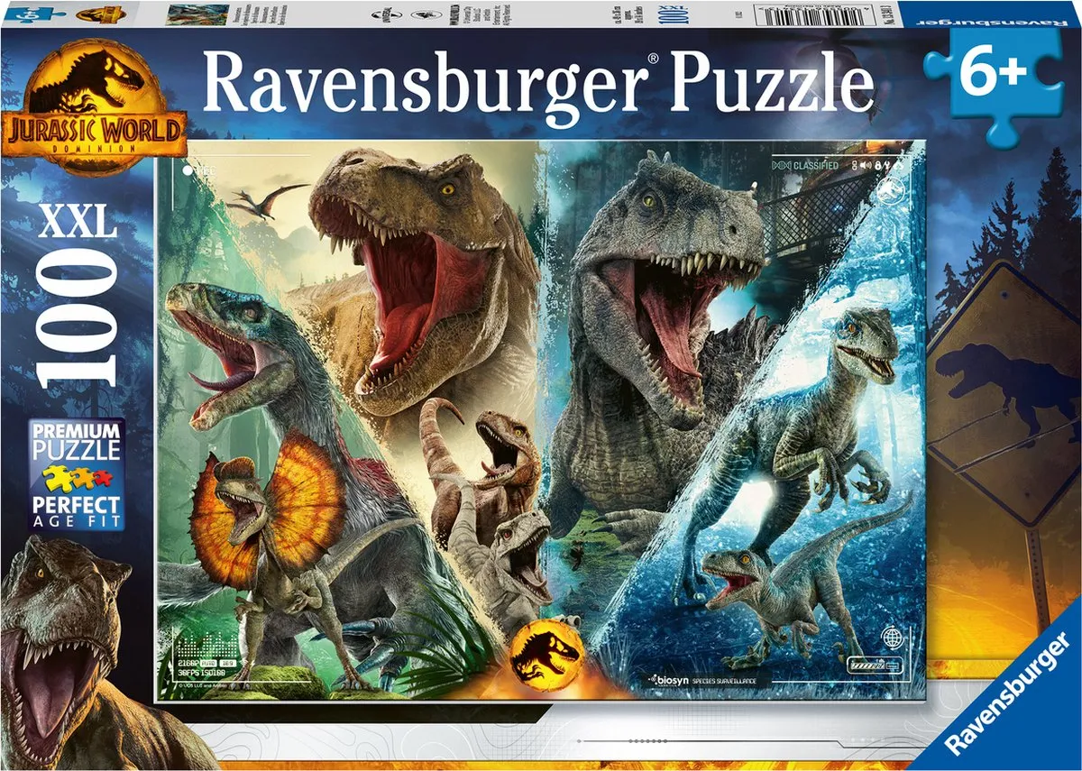 Ravensburger Jurassic World Dominion Legpuzzel 100 XXL Stuks - 133413