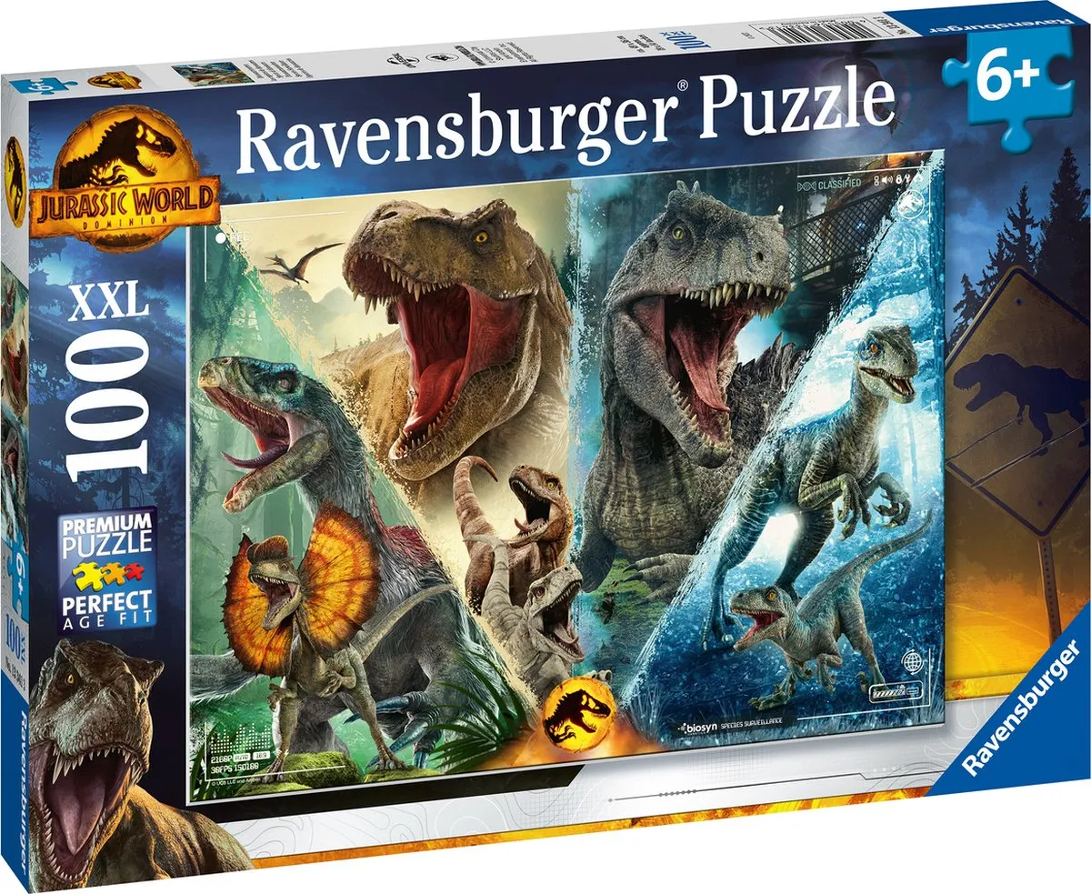 Ravensburger Jurassic World Dominion Legpuzzel 100 XXL Stuks - 133413