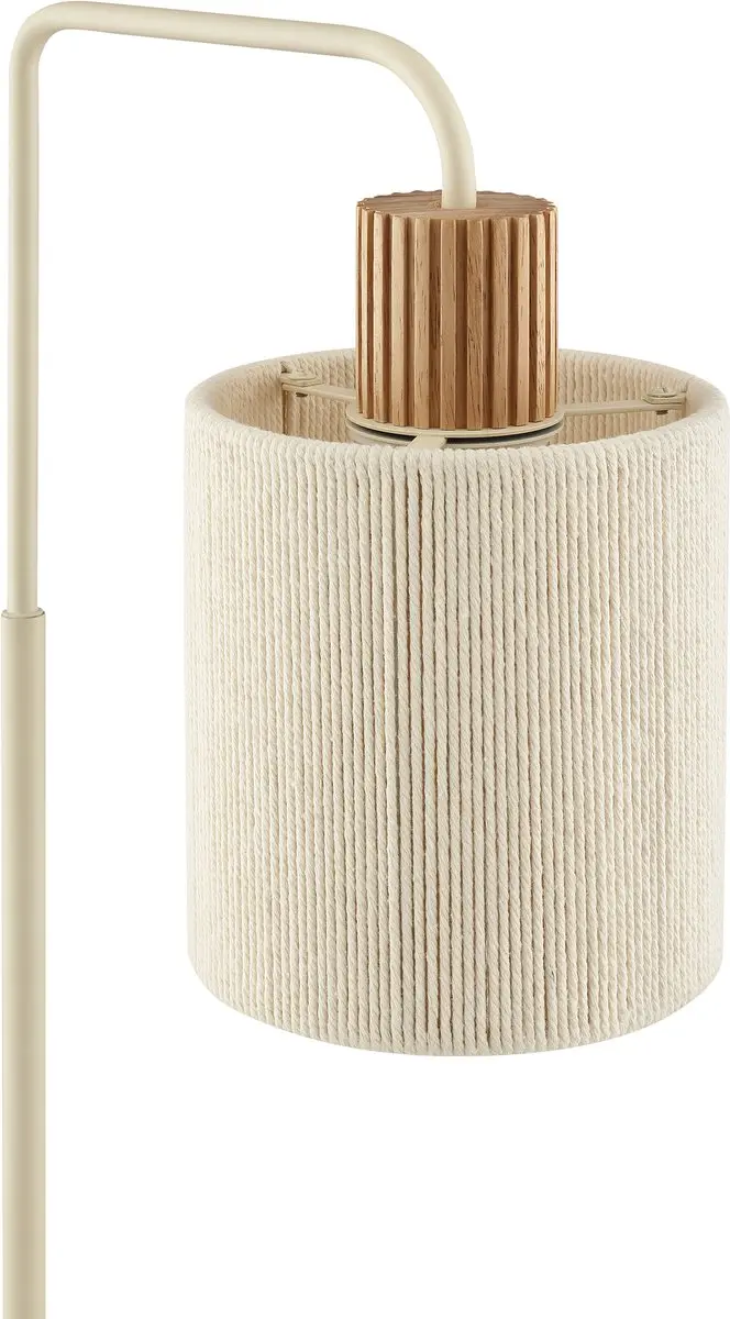 Brilliant Arlo Tafellamp E27 - Beige/Hout