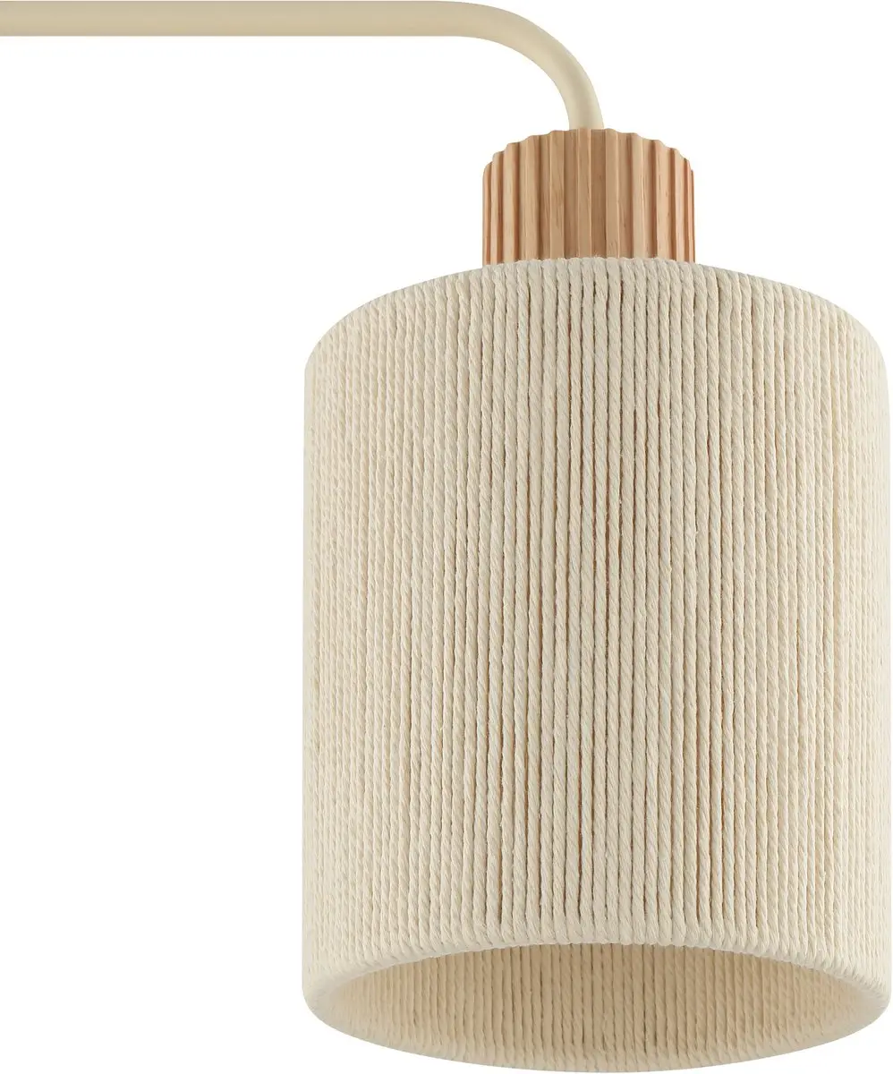 Brilliant Arlo Tafellamp E27 - Beige/Hout