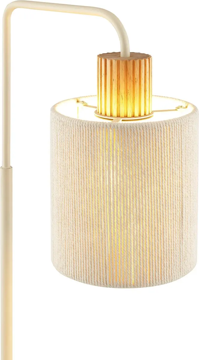 Brilliant Arlo Tafellamp E27 - Beige/Hout