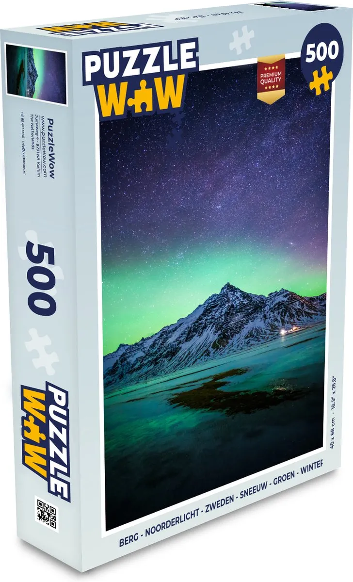 PuzzleWow Puzzel Berg Noorderlicht