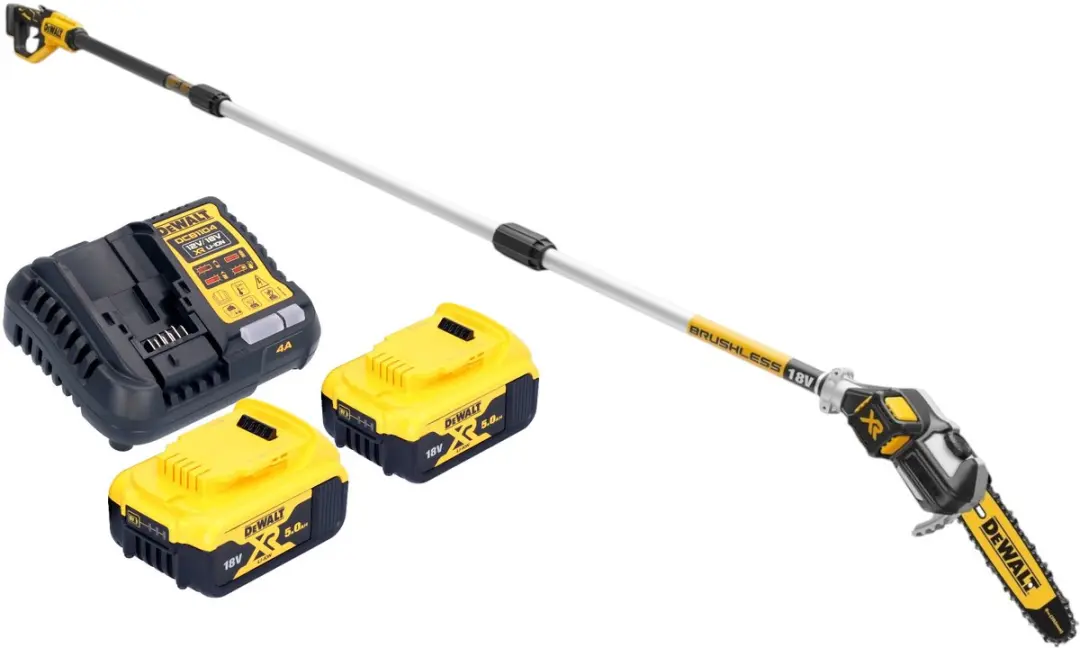 DeWalt DCMPS 567 P2 accusnoeier 18 V borstelloos + 2x accu 5.0 Ah + lader