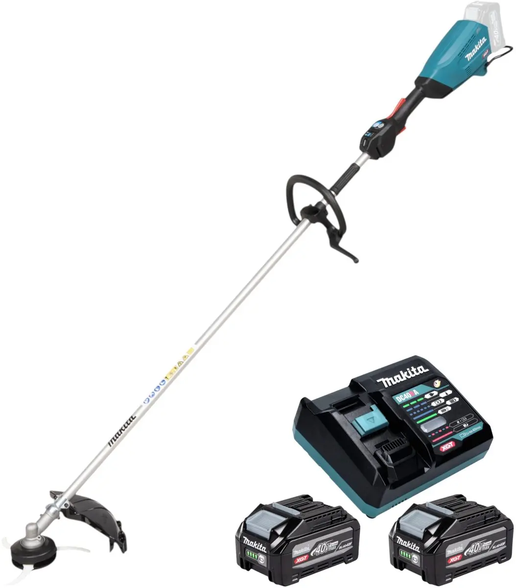Makita UR 017 GU201 accu-bosmaaier 40 V max. 330 mm borstelloos + 2x accu 4,0 Ah