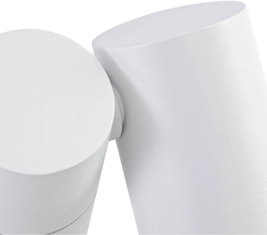PRIOS Buitenspot Aluminium Glas 10W GU10 - Wit - afbeelding 6 van 6