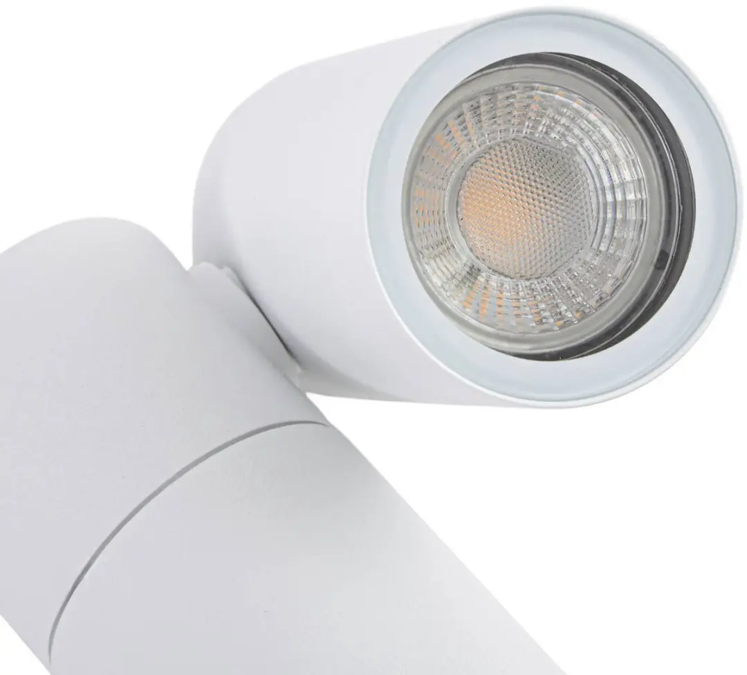 PRIOS Buitenspot Aluminium Glas 10W GU10 - Wit - afbeelding 3 van 6