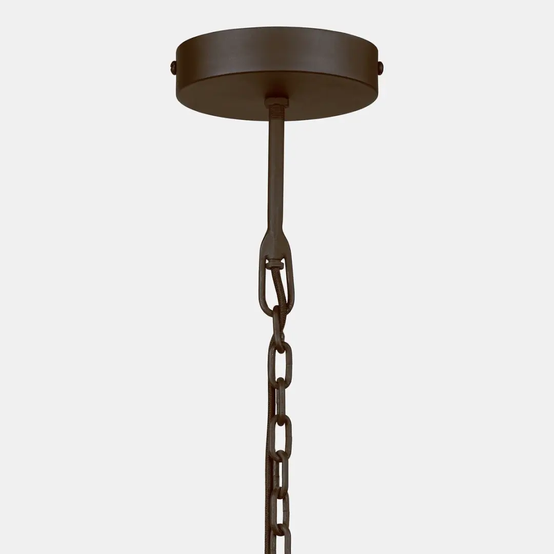 Loberon Kroonluchter Tinsmith - 61cm - Antiekzwart - afbeelding 5 van 6