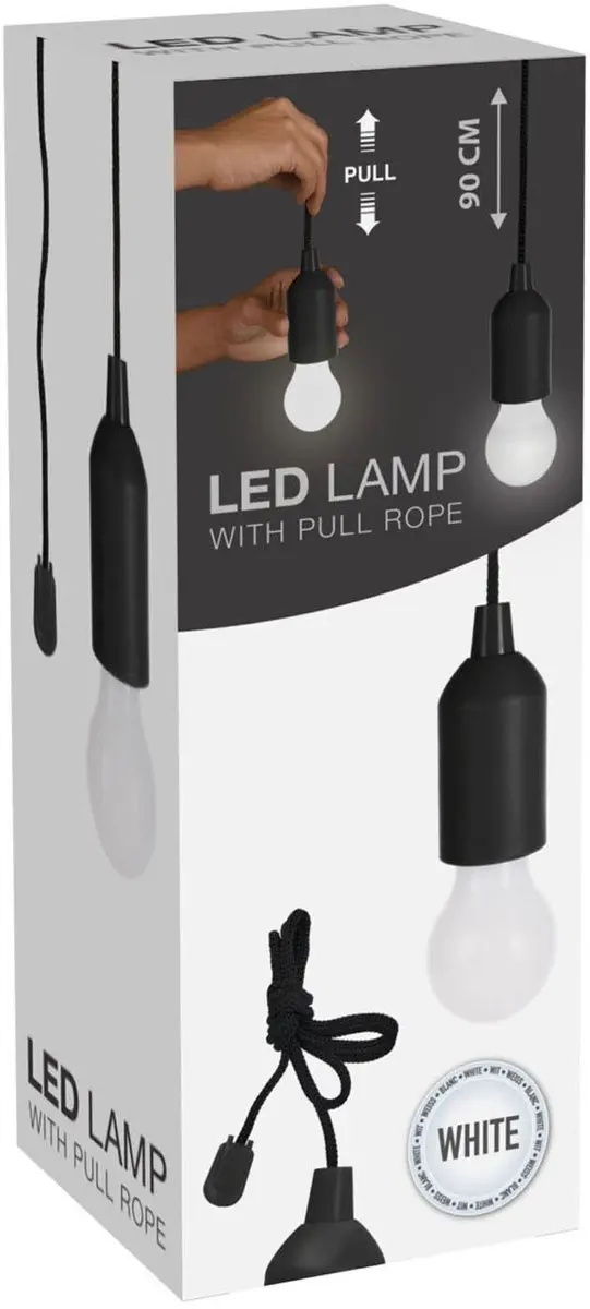 Koopman Treklamp Zwart - Wit licht - afbeelding 6 van 6
