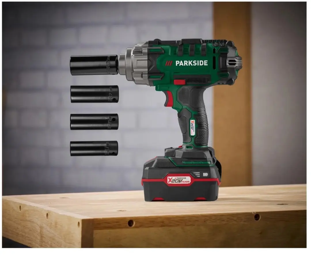 PARKSIDE X 20 V Team Accu-slagmoersleutel 400 Nm - 4 Ah