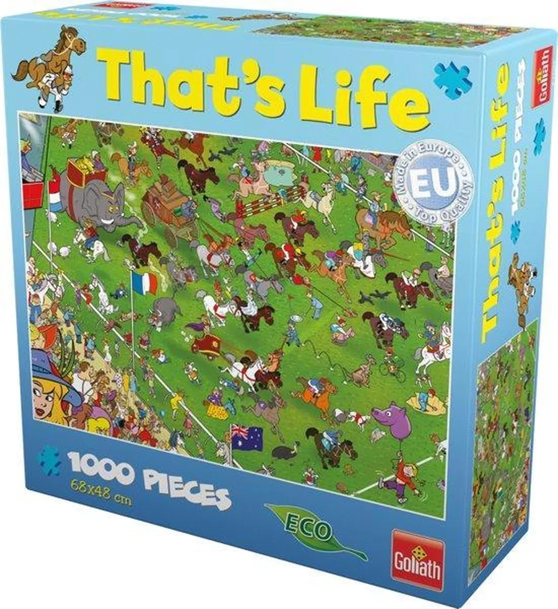 Goliath That's Life Melbourne Cup Puzzel - 1000 Stuks - Multicolor