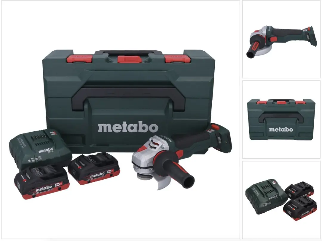 Metabo WB 18 LTX BL 15-125 Quick accu-haakse slijper 18 V 125 mm borstelloos + 2