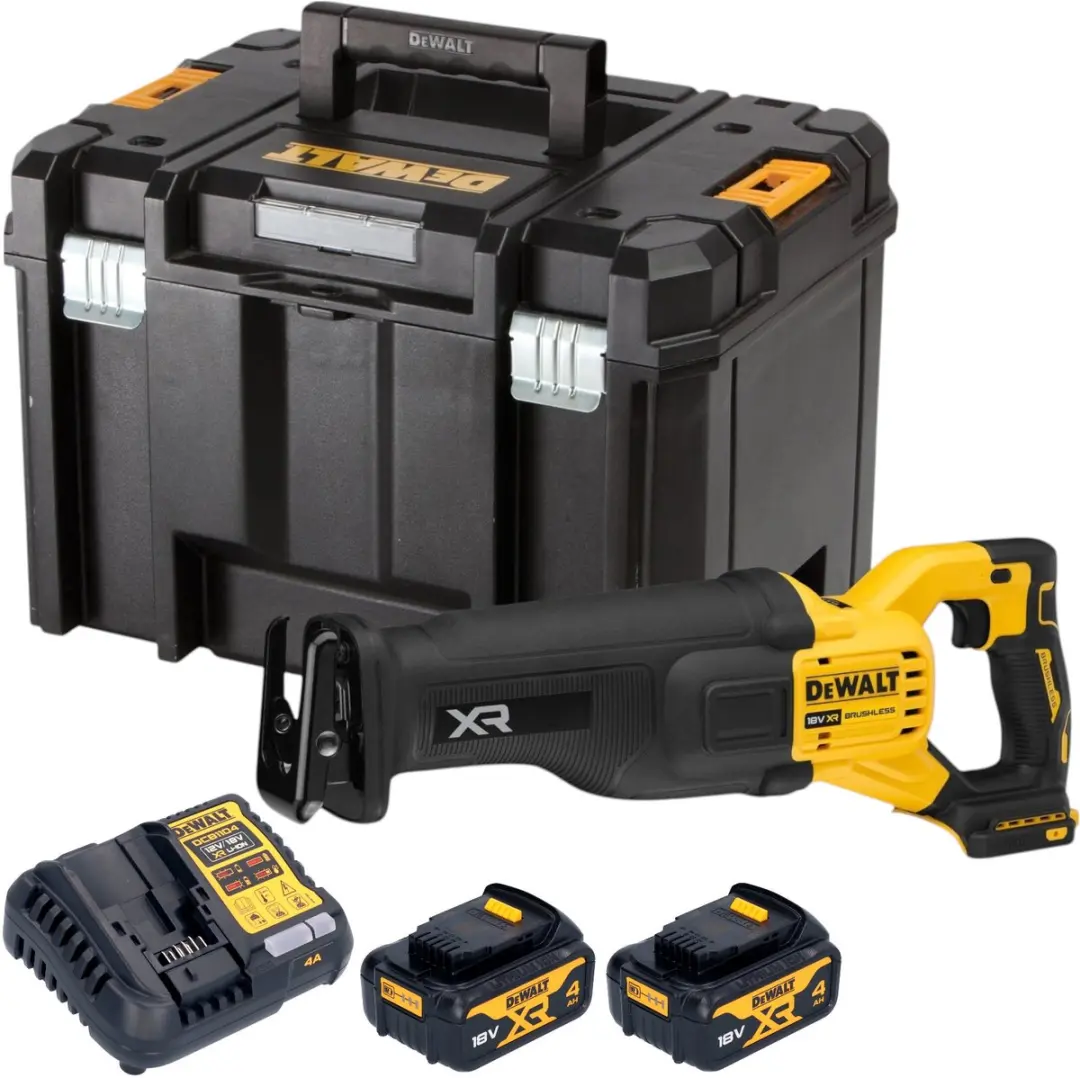 DeWalt DCS 386 M2T accu reciprozaag 18 V borstelloos + 2x accu 4.0 Ah + lader +