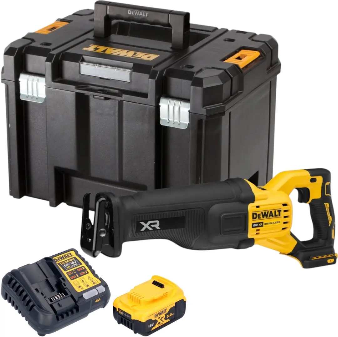 DeWalt DCS 386 P1T accu-reciprozaag 18 V borstelloos + 1x oplaadbare accu 5.0 Ah