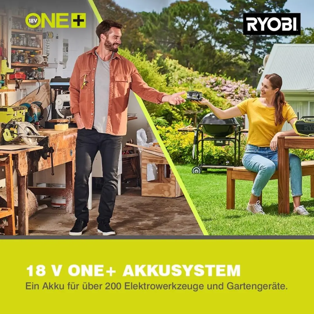 Ryobi RC18120-150 18V Accu & Opladerset - 5.0Ah