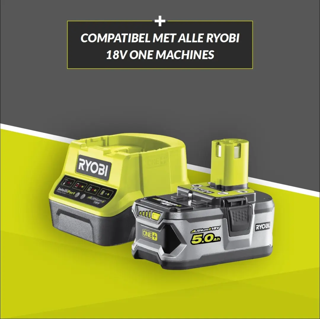 Ryobi RC18120-150 18V Accu & Opladerset - 5.0Ah