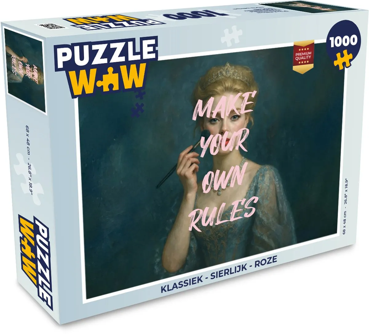PuzzleWow Legpuzzel 1000 Stuks - Roze